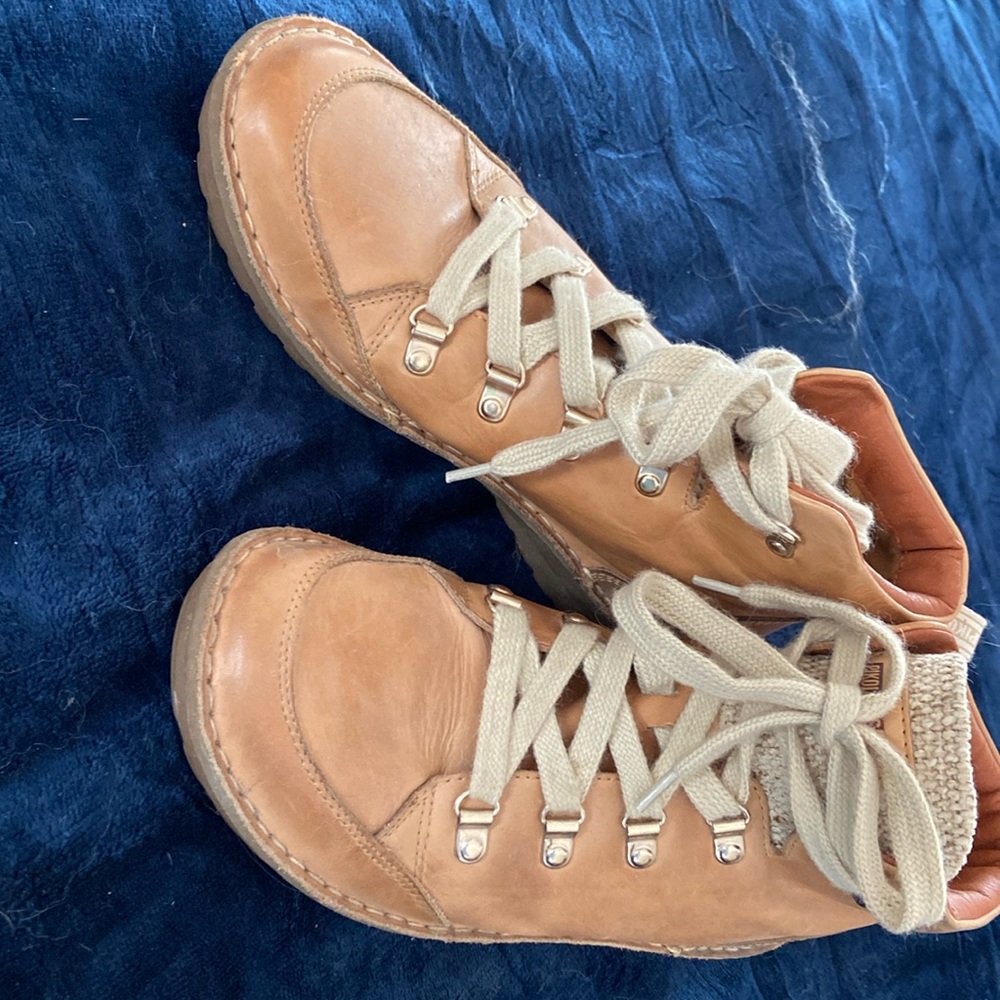 Tan, comfortable booties by Pikolinos.  Awesome booties